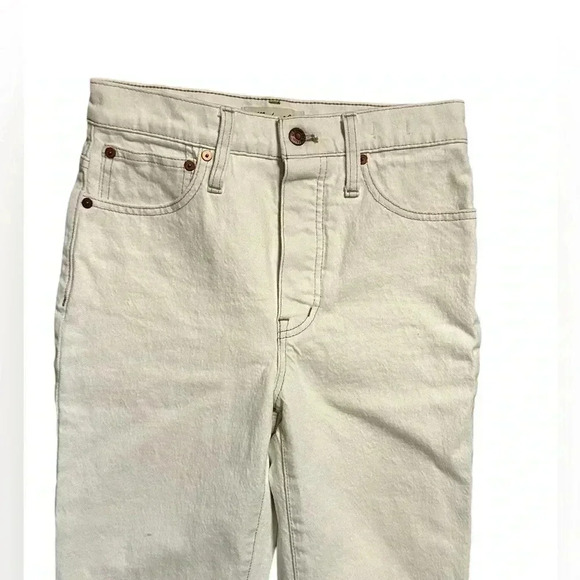 Madewell Cream Jeans Semi Demi Jeans - Picture 2 of 7